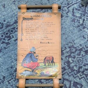 Chimarrao Portuguese poem by Glaucus Saraiva hand color artwork by Ed Puentes